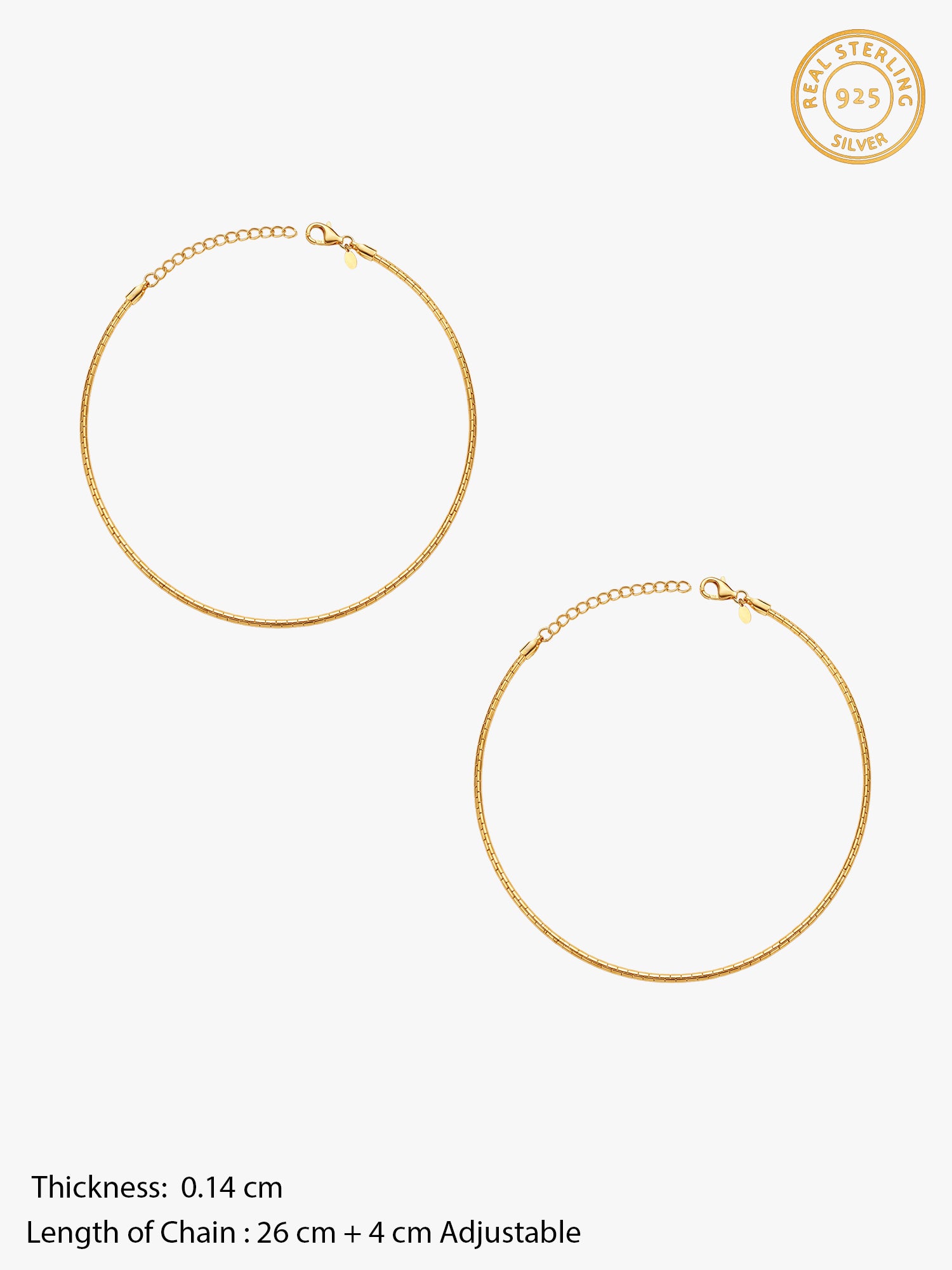 Golden Karina Anklet