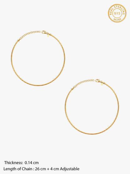 Golden Karina Anklet