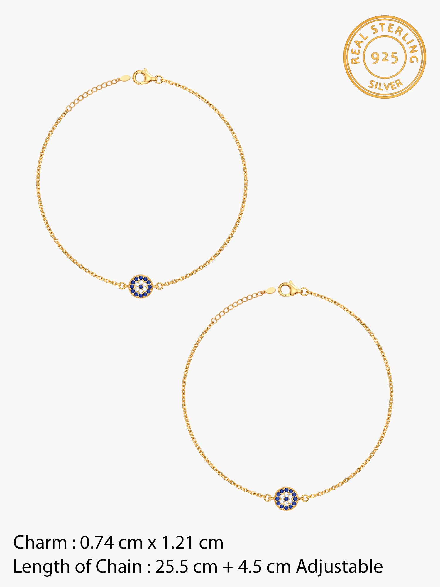 Golden Apotropaic Anklets