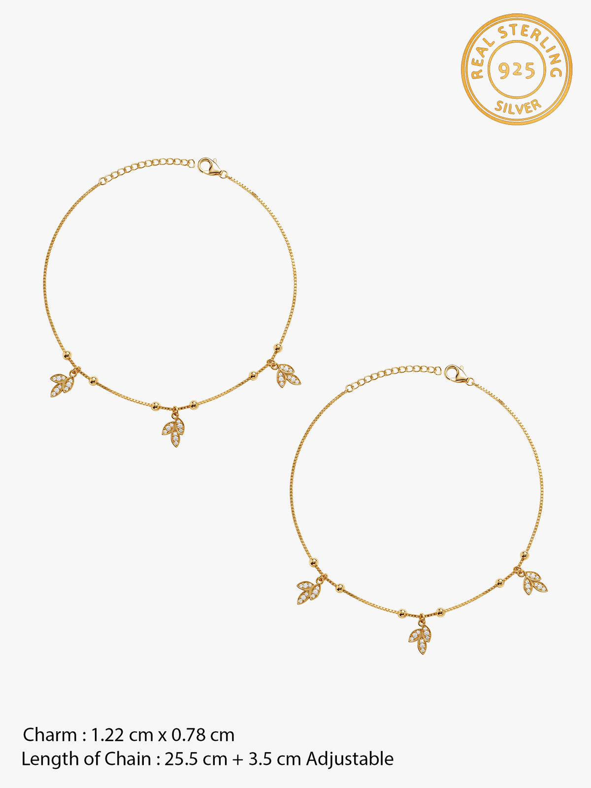 Golden Jiya Anklet
