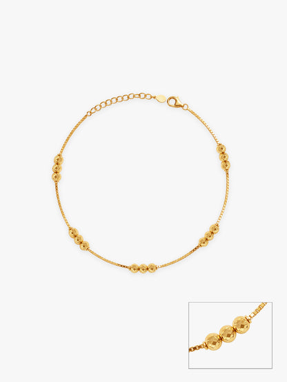 Golden Xanthe Beaded Anklets