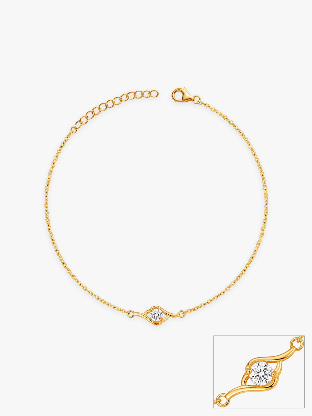 Golden Shinny Eye Anklet