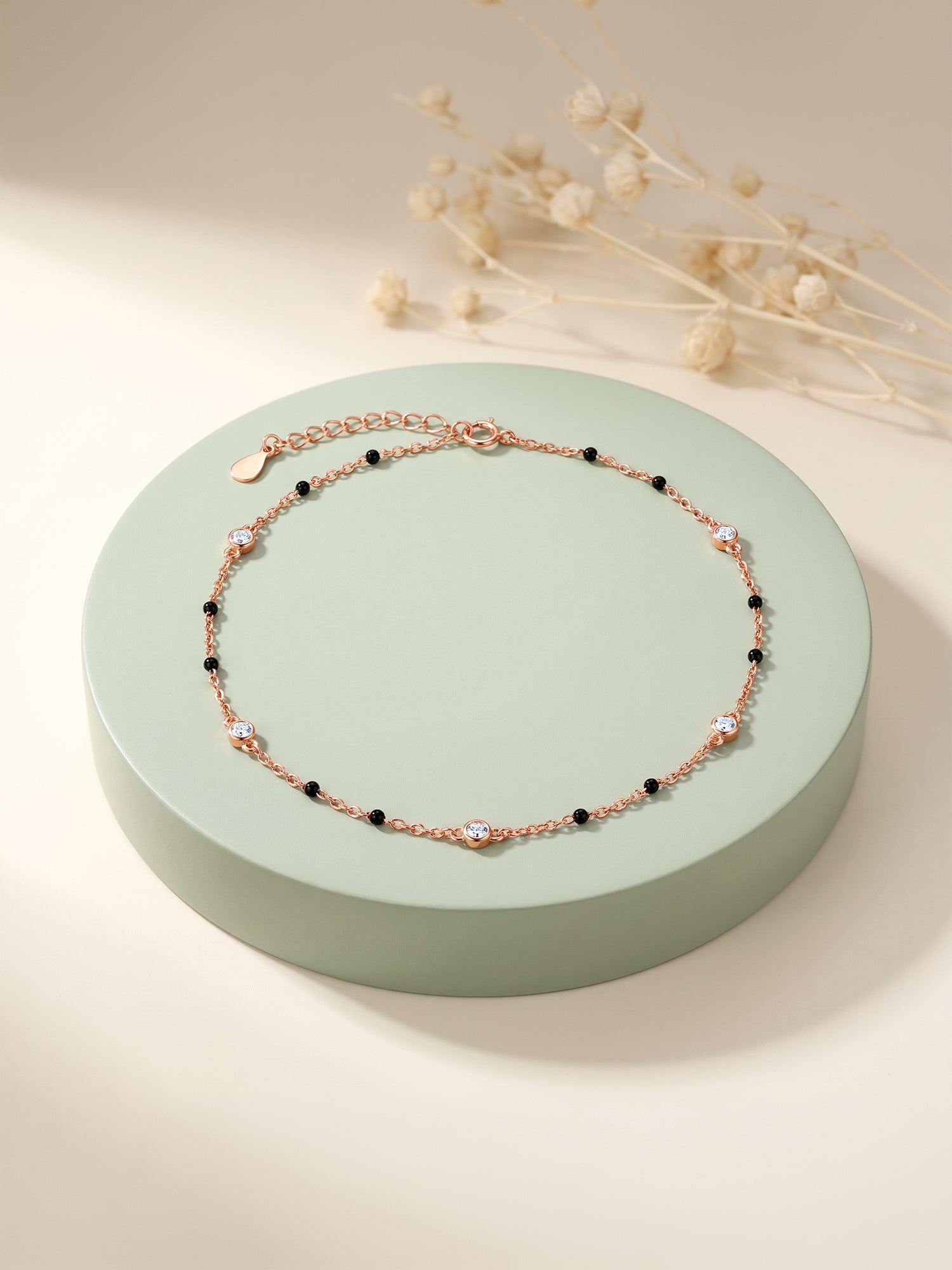 Rose Gold Simply Classic Anklet