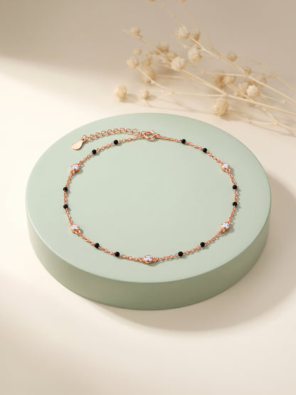 Rose Gold Simply Classic Anklet