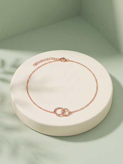 Rose Gold Everlink Anklet