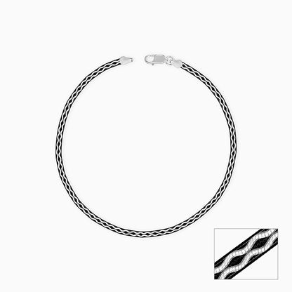 Black Rhodium Celtic Anklet