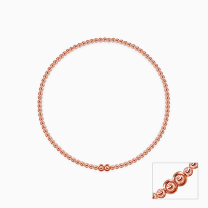 Rose Gold Madonna Anklet