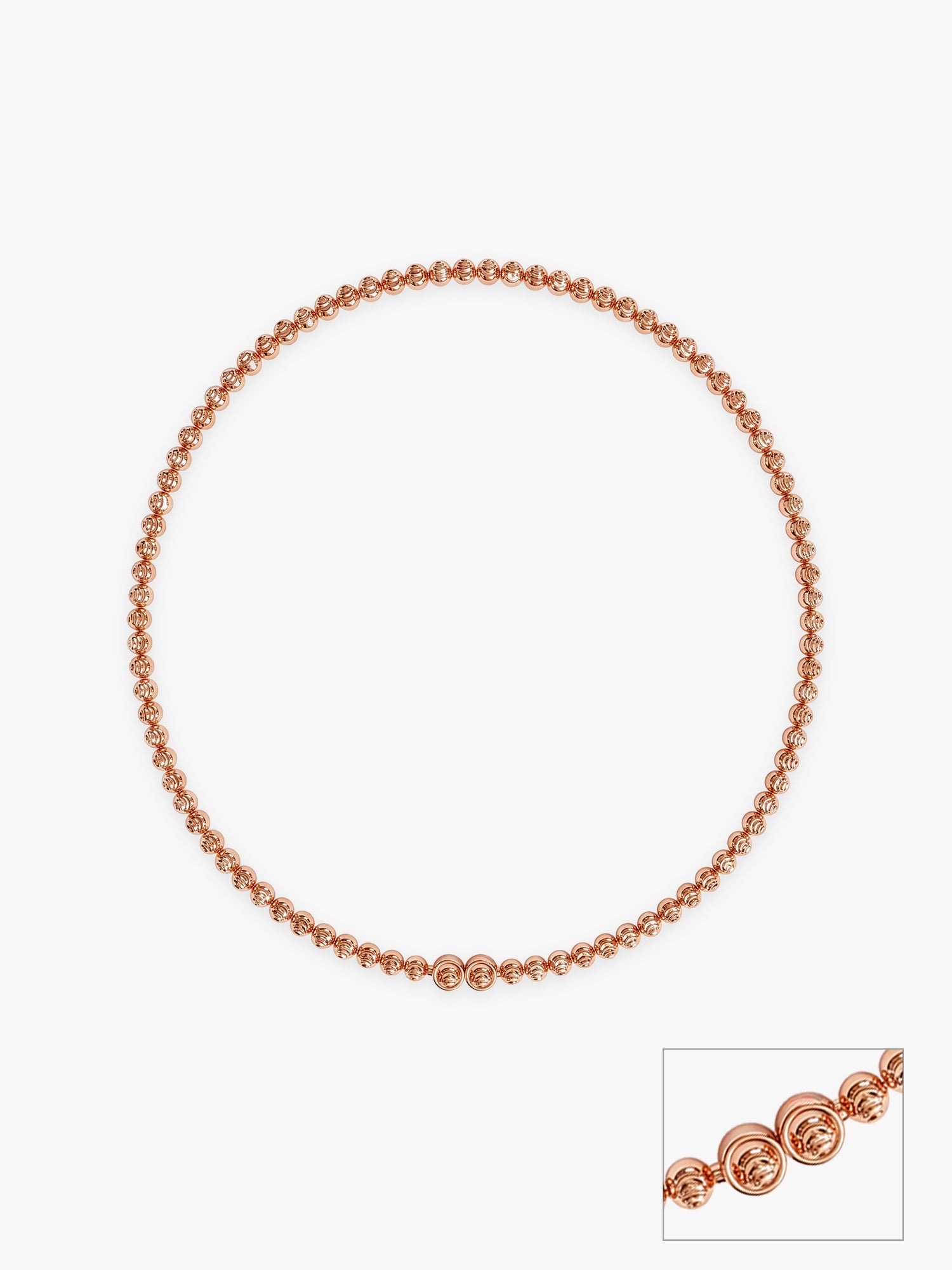 Rose Gold Madonna Anklet