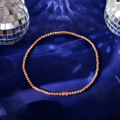 Rose Gold Madonna Anklet
