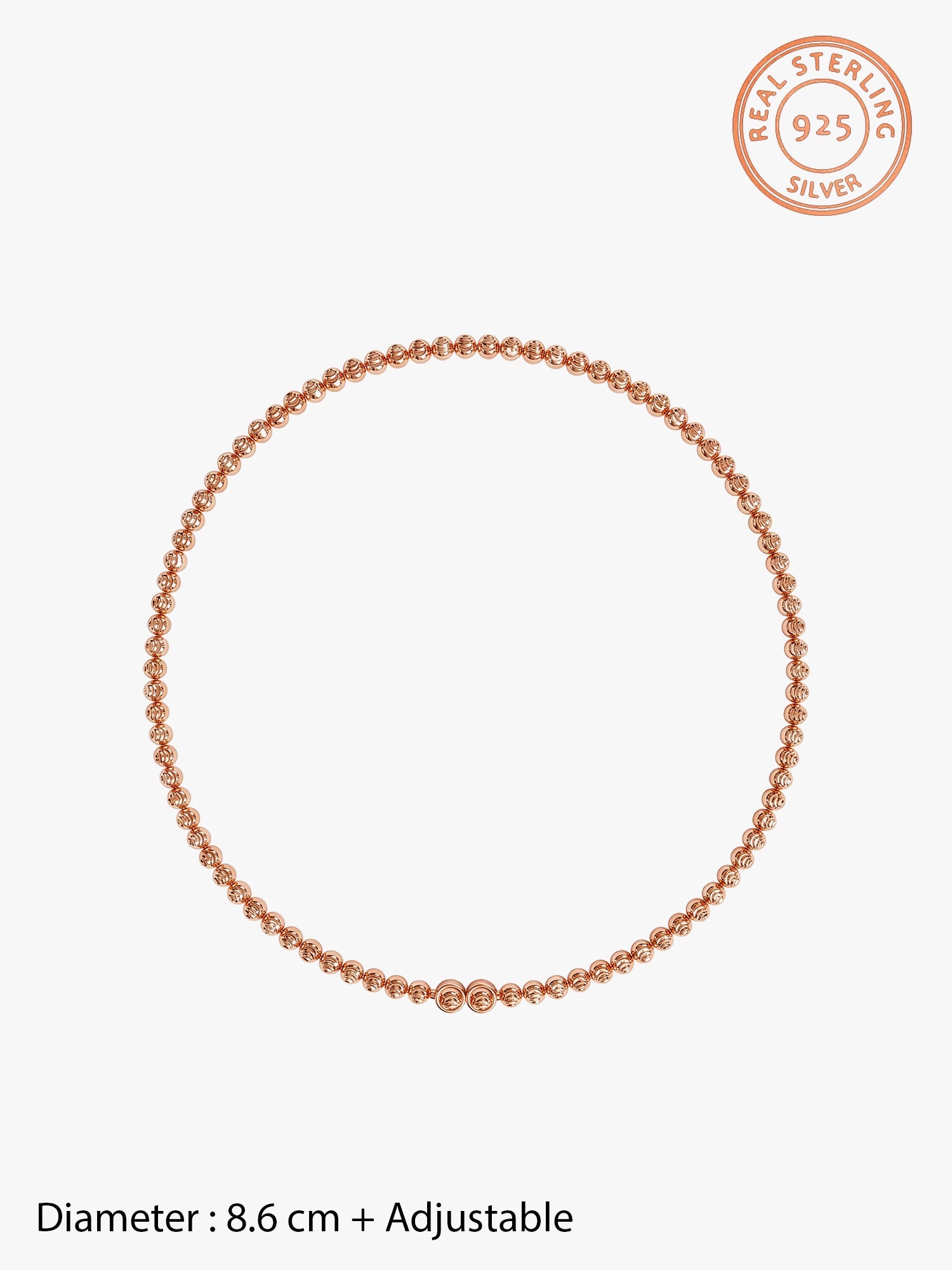 Rose Gold Madonna Anklet