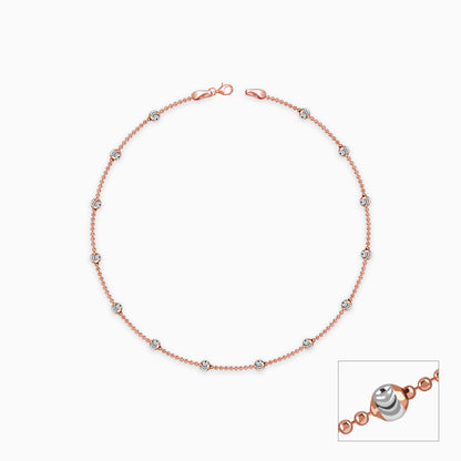 Dual Tone Unstoppable Anklet