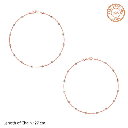 Dual Tone Unstoppable Anklet