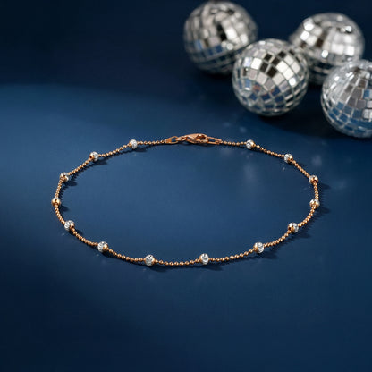 Dual Tone Unstoppable Anklet