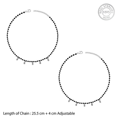 Silver Eternal Nazariya Anklet