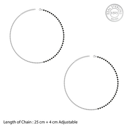 Silver Aegis Nazariya Anklet