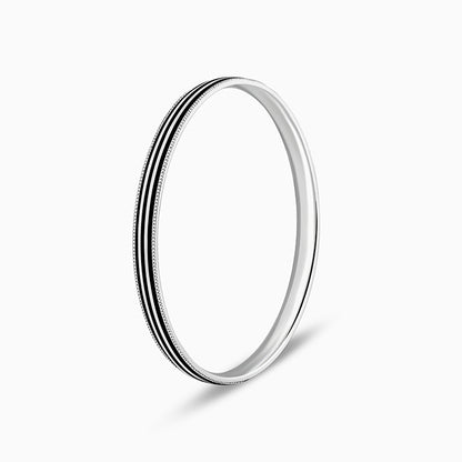 Silver Himmat Kada For Him