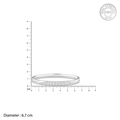 Silver Saahas Kada For Him