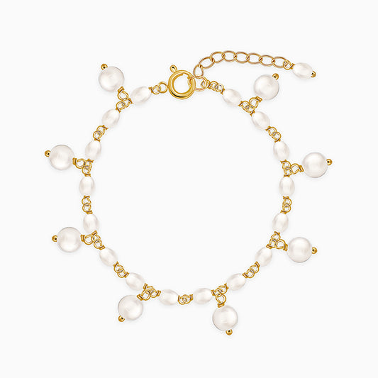 Golden Julianne Pearl Bracelet