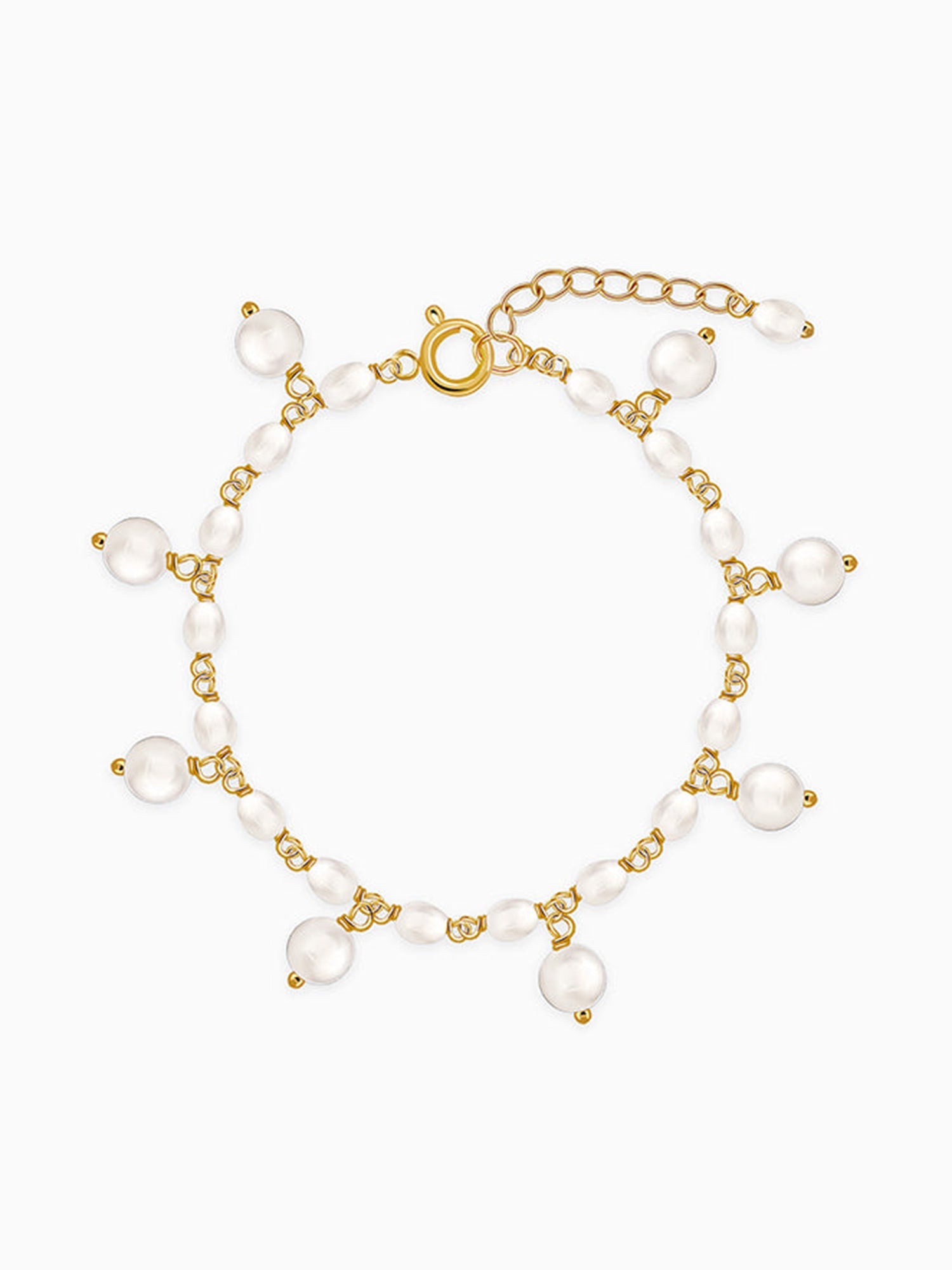 Golden Julianne Pearl Bracelet