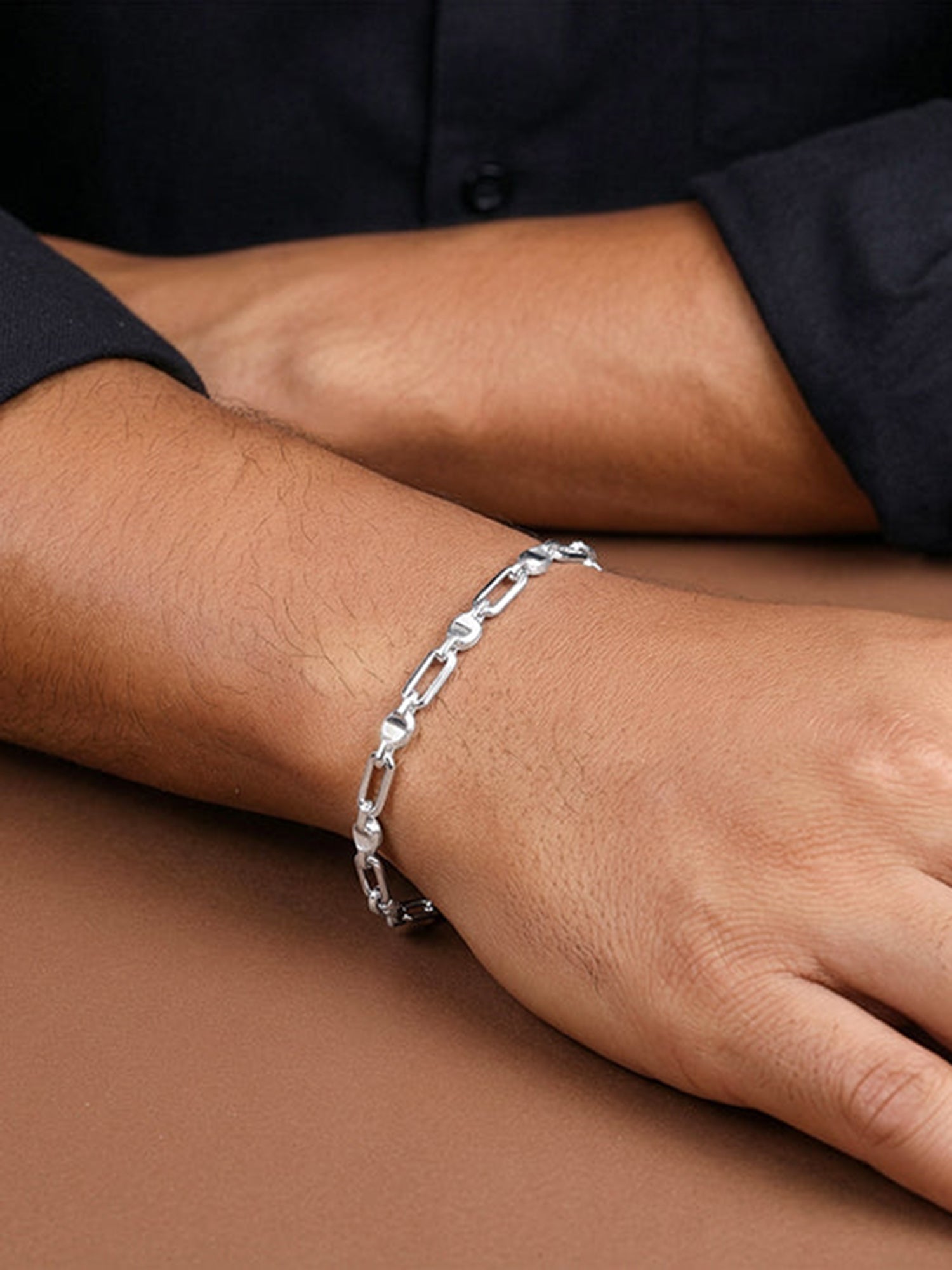 Silver Heshe Bracelet for Him