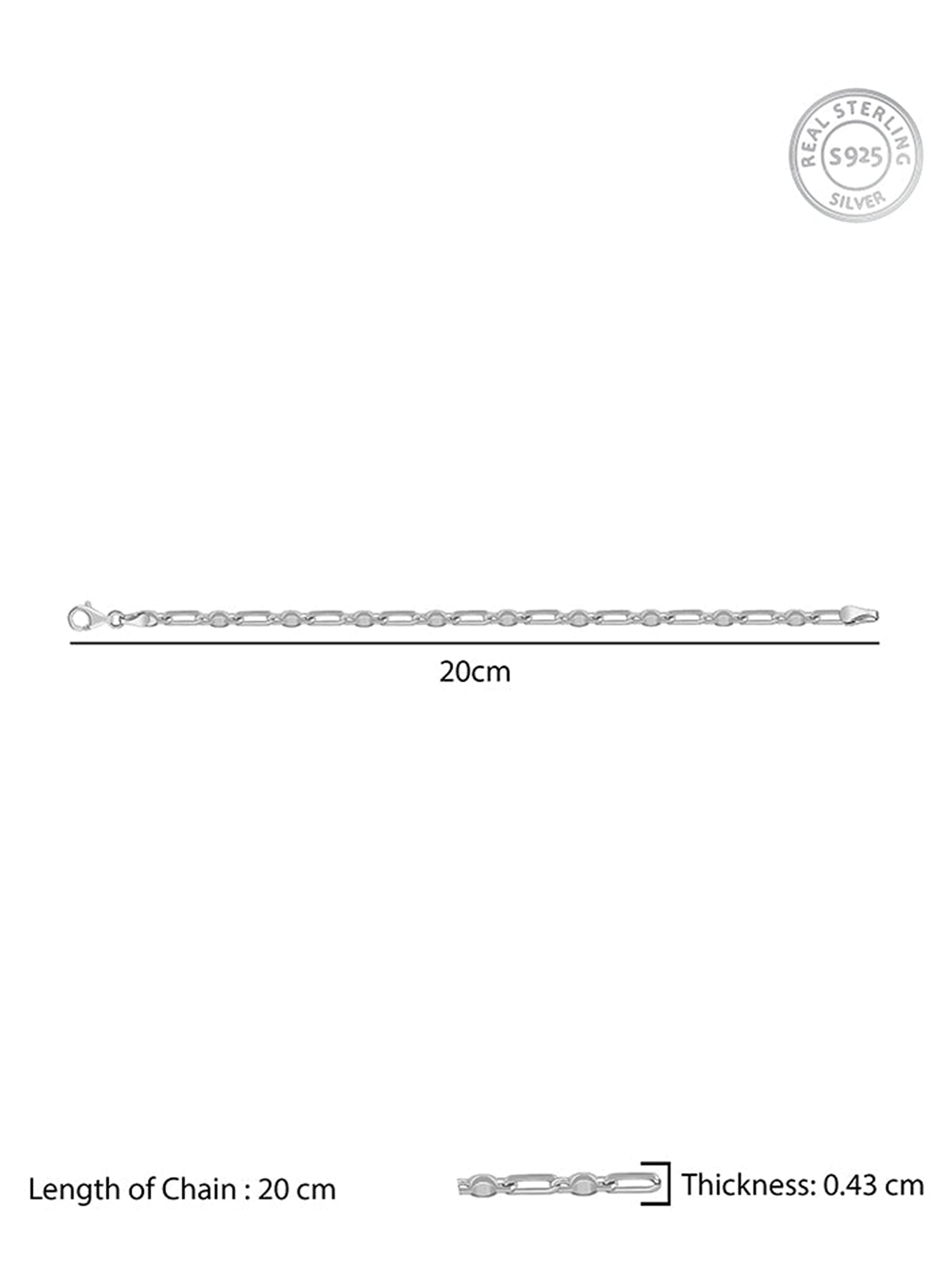 Silver Heshe Bracelet for Him