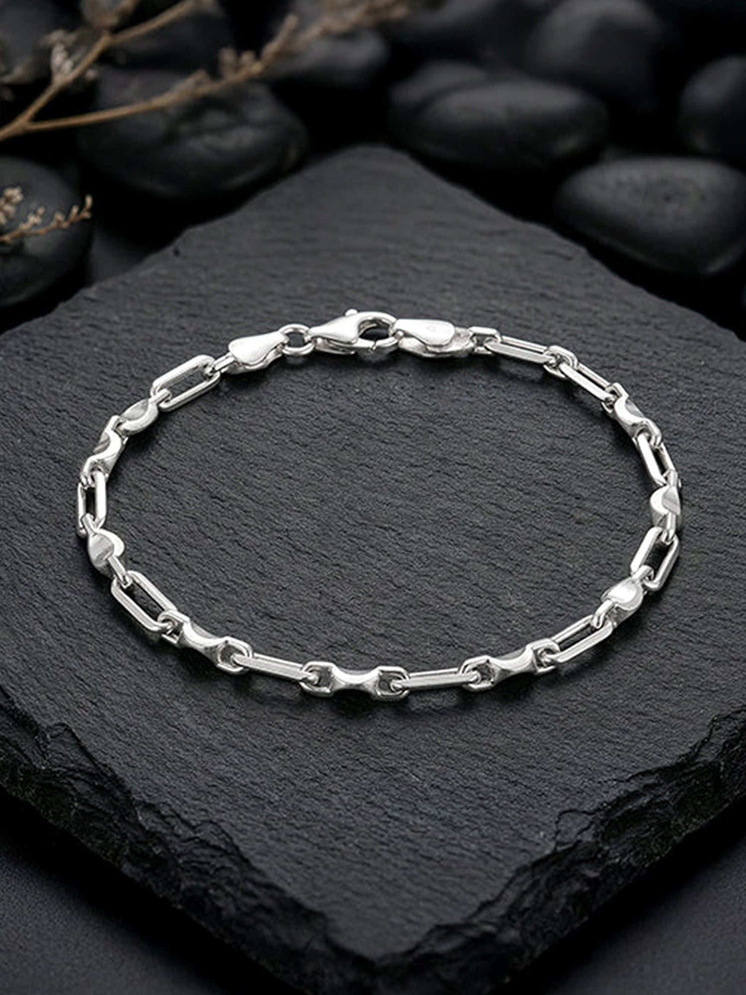 Silver Heshe Bracelet for Him