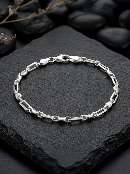 Silver Heshe Bracelet for Him
