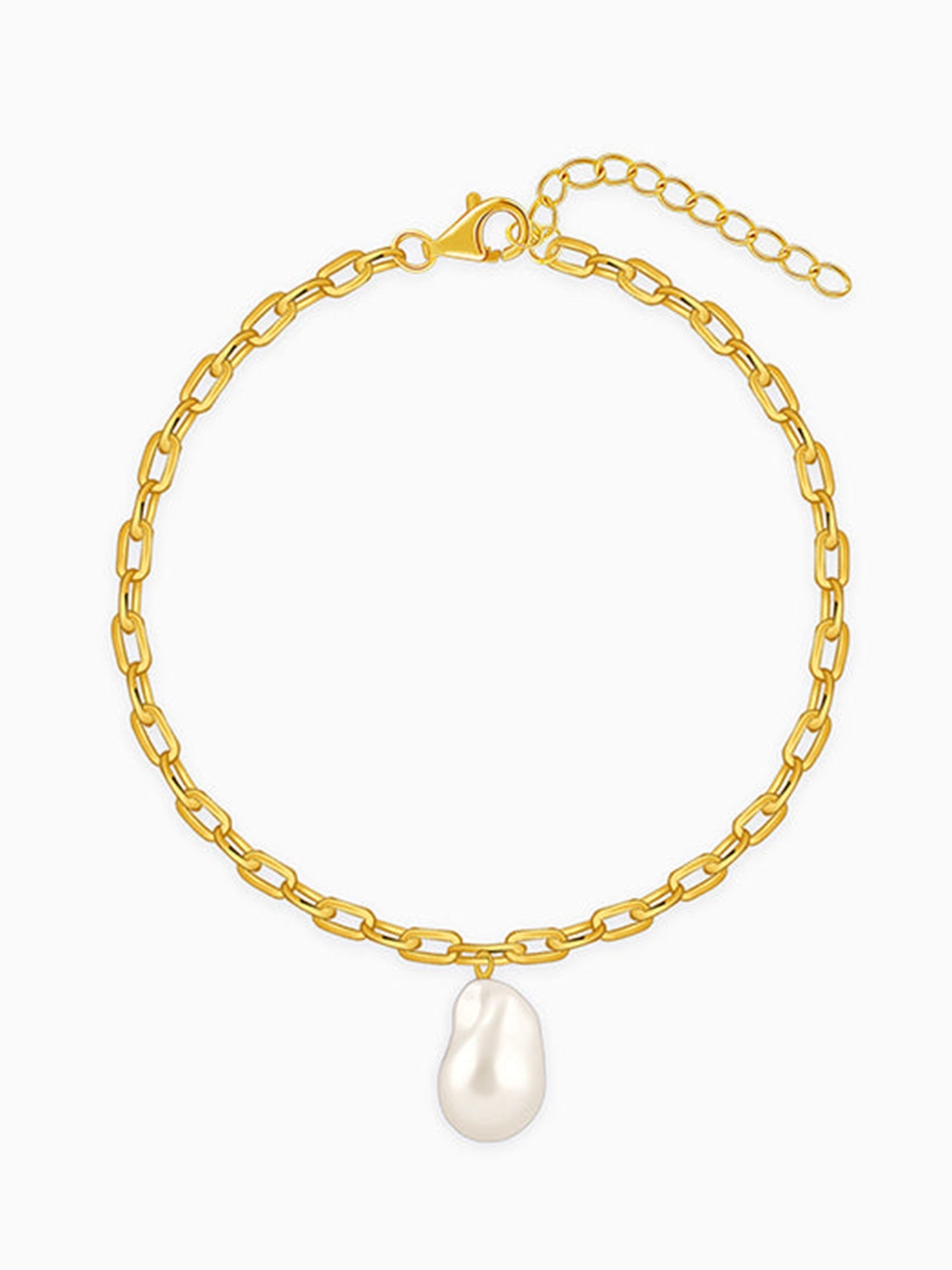 Golden Katharine Pearl Bracelet