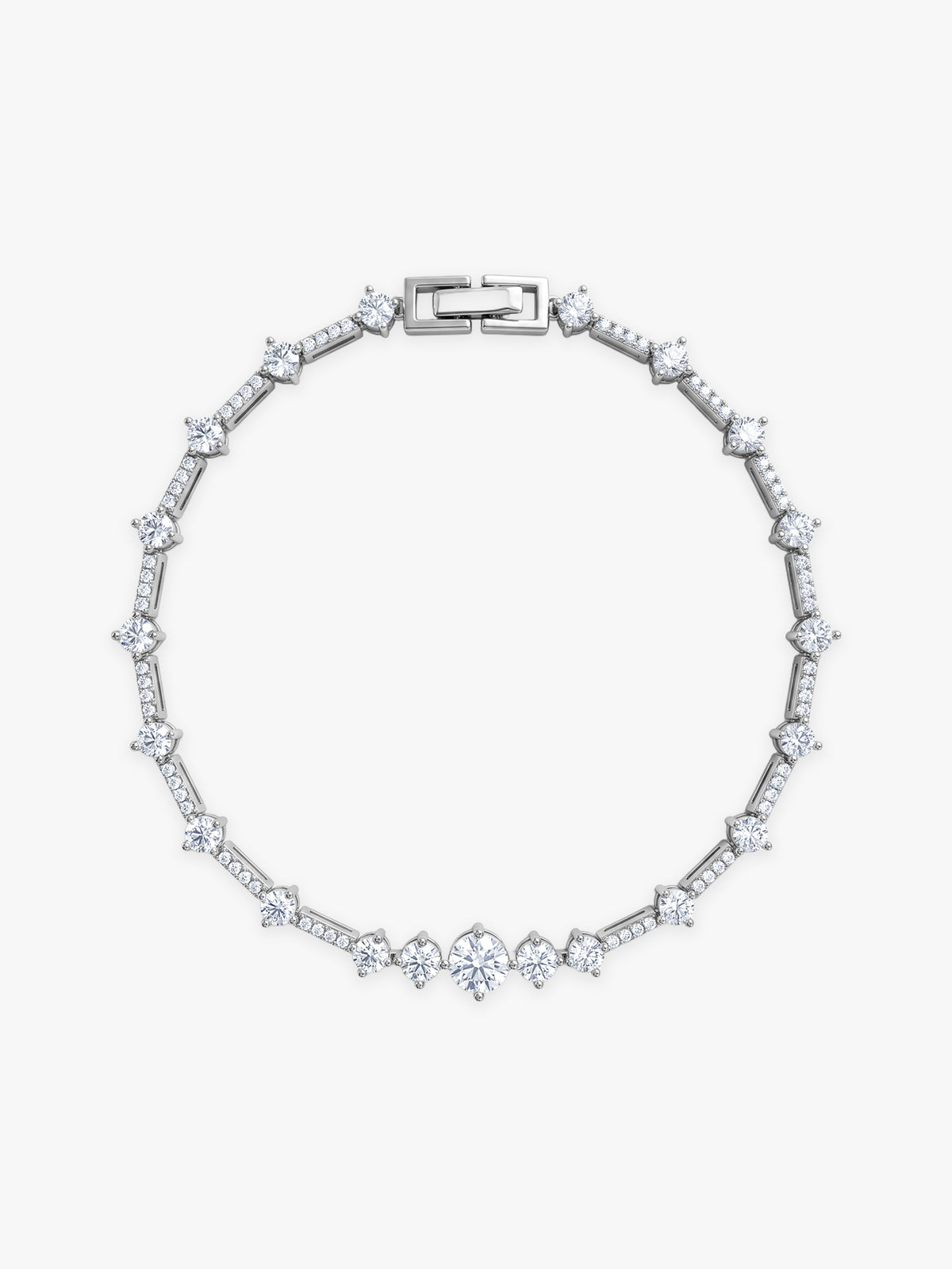 Silver Everglow Luma Bracelet (Size 6.04)