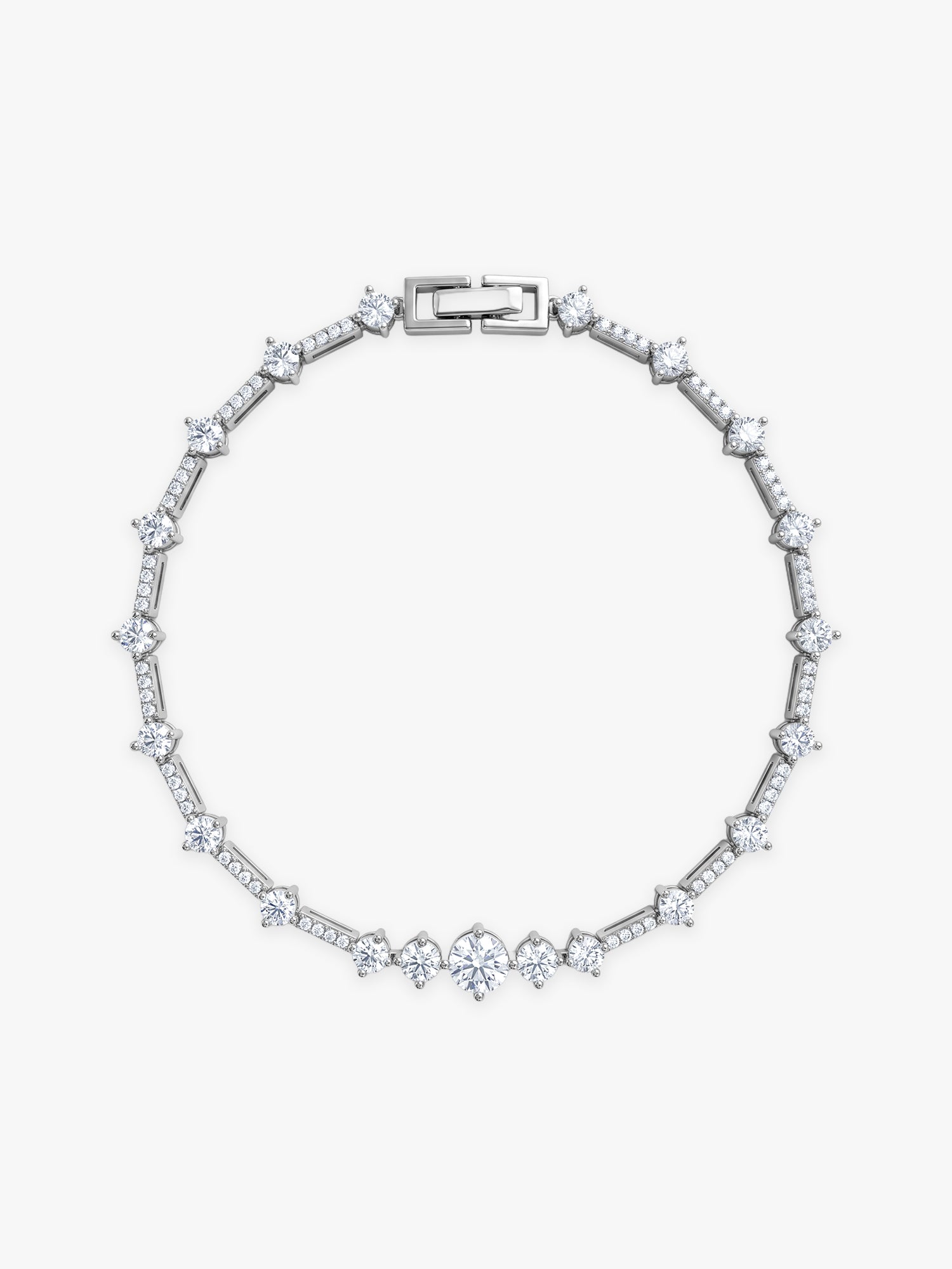 Silver Everglow Luma Bracelet (Size 6.04)