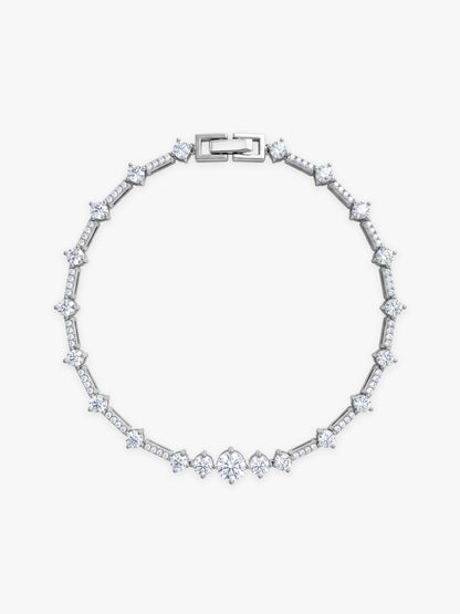 Silver Everglow Luma Bracelet (Size 6.04)
