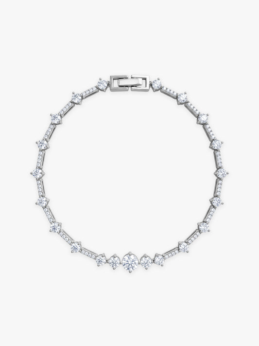 Silver Everglow Luma Bracelet (Size 6.04)