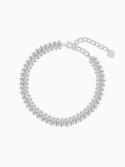 Silver Cocktail Bracelet