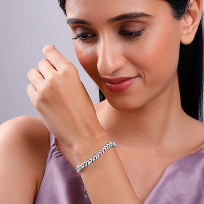 Silver Cocktail Bracelet