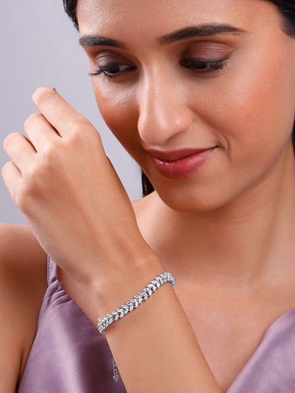 Silver Cocktail Bracelet