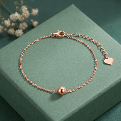 Rose Gold Sphere Bolo Bracelet