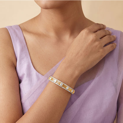 Golden Roman Bangle