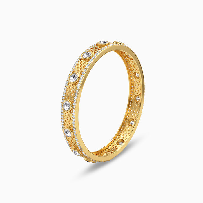 Golden Roman Bangle