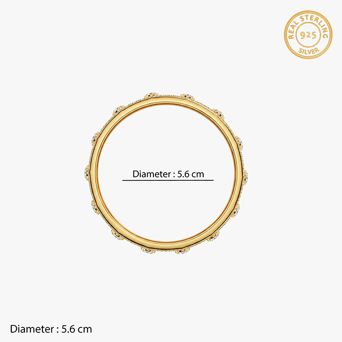 Golden Roman Bangle