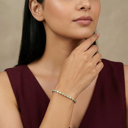 Silver Elegant Tennis Bracelet