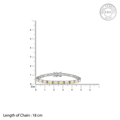 Silver Elegant Tennis Bracelet