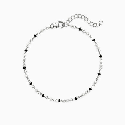 Silver Noir Bracelet