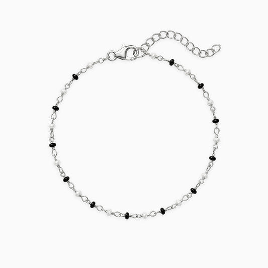 Silver Noir Bracelet
