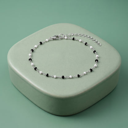 Silver Noir Bracelet