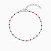 Silver Rosette Glow Bracelet