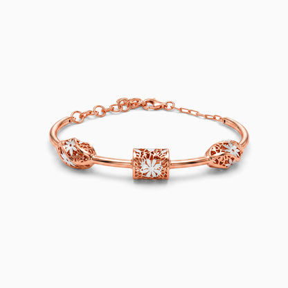 Dual Tone Ambrus Silver Bracelet