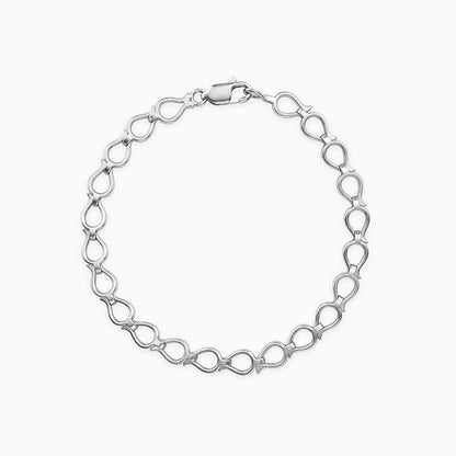 Silver Effortless Fashion Bracelet For Him