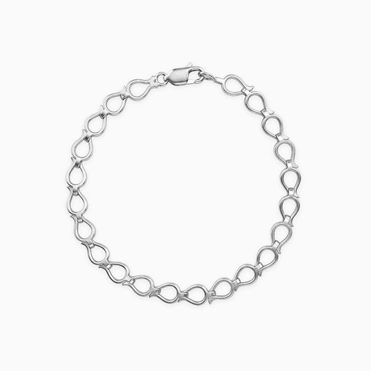 Silver Effortless Fashion Bracelet For Him