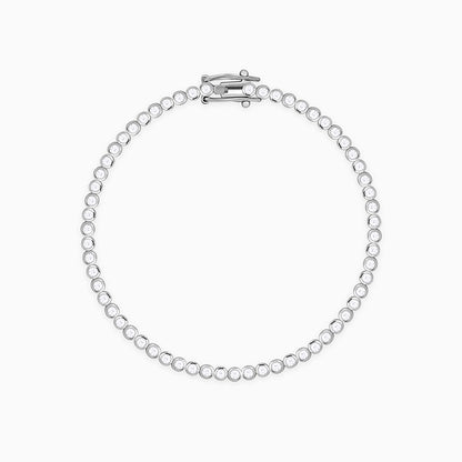 Silver Glow Up Tennis Bracelet