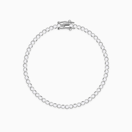 Silver Glow Up Tennis Bracelet